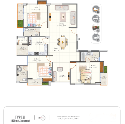 3-bed Apartment with GAS CONNECTION - DHAKA